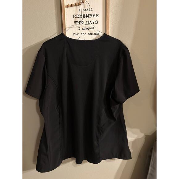 Cherokee Infinity Scrub Top Black Size 2XL - Picture 3 of 3